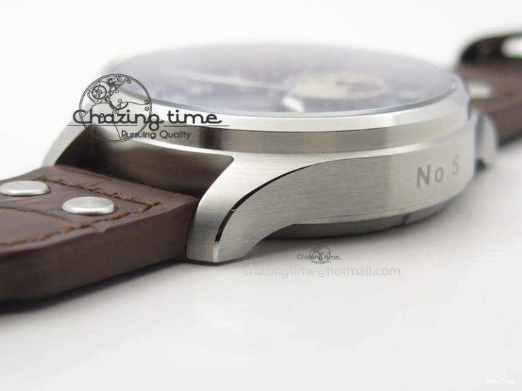 MIROTIME 0423 Reliable Big Pilot “Markus Buhler” IW5003 Turbine V6F Best Edition Blue Dial On Leather Strap A 7324